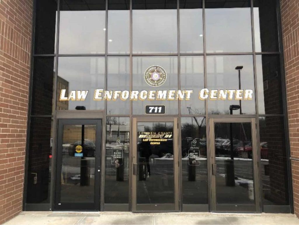 Columbia County Law Enforcement Center Front Door