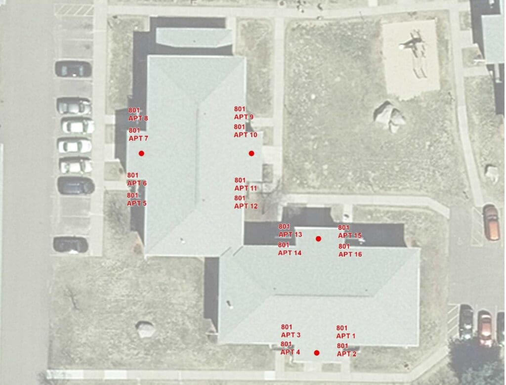 A map showing the description on the page.